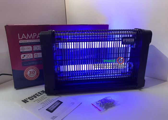 Уничтожитель насекомых Noveen IKN-20 Черный 2x10 Вт 100 кв. м.